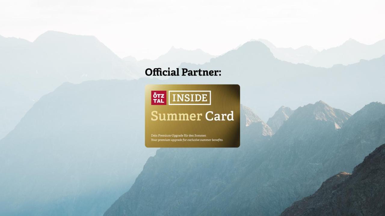 Die Berge Lifestyle-Hotel Soelden Eksteriør bilde